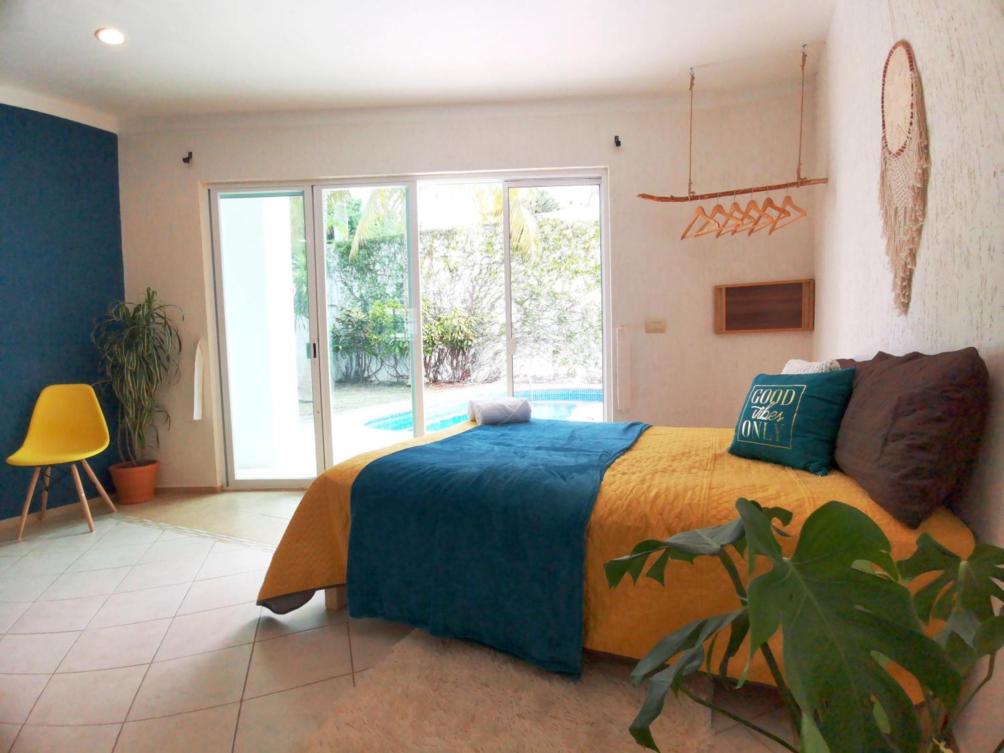 Beautiful & Cozy Near Beach Apartment Pool & Kingsize Bed Cancun Room photo